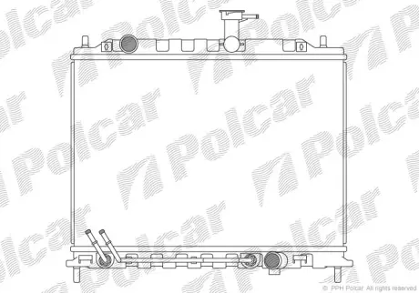 Радиаторы охлаждения POLCAR 4117084X