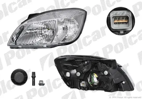 Фара основная POLCAR 4117091E