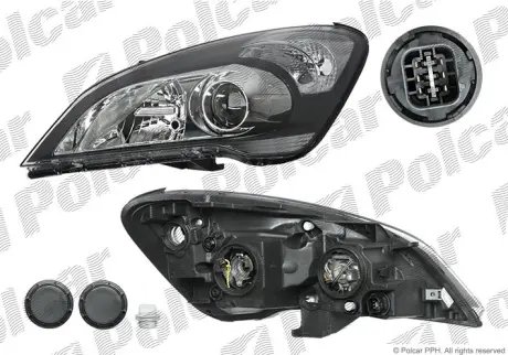 Фара основная POLCAR 411810-E