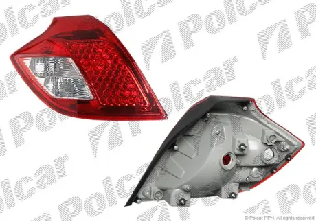 Фонарь задний POLCAR 411888-E