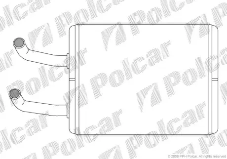 Радиаторы обогрева POLCAR 4150N8-1