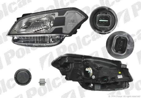 Фара основная POLCAR 4165100E