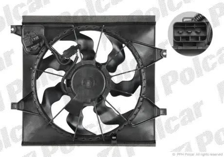 Вентиляторы радиаторов POLCAR 416523W2