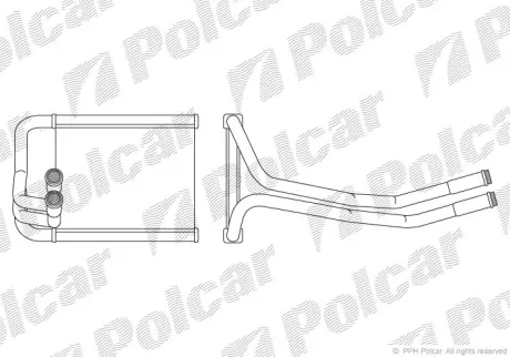 Радиаторы обогрева POLCAR 4165N81X