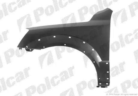 Крыло переднее POLCAR 417001-1