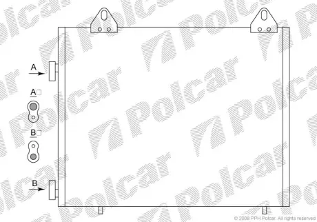 Радиаторы кондиционера POLCAR 4310K8C1