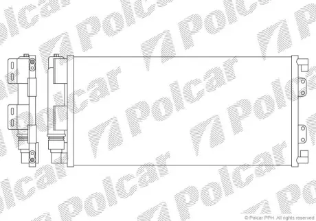 Радиаторы кондиционера POLCAR 4310K8C2