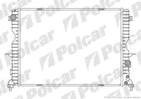 Радиаторы охлаждения POLCAR 432208-1