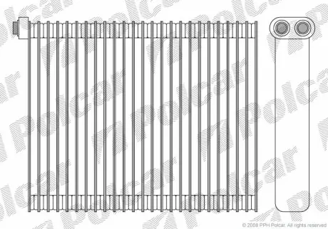 Испаритель кондиционера POLCAR 4405P8-1