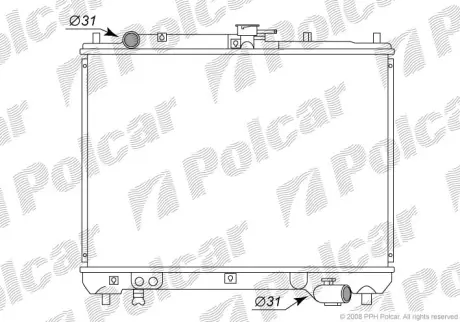 Радиаторы охлаждения POLCAR 450408-2