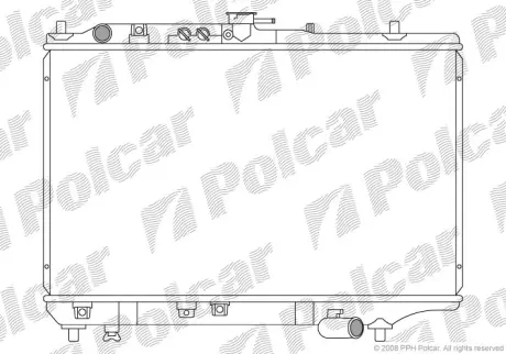 Радиаторы охлаждения POLCAR 450408-4