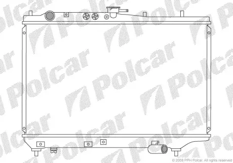 Радиаторы охлаждения POLCAR 450408-6
