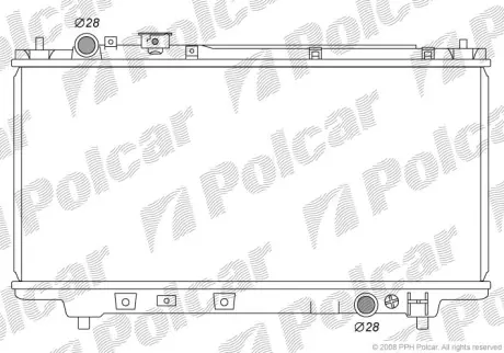 Радиаторы охлаждения POLCAR 450708-1