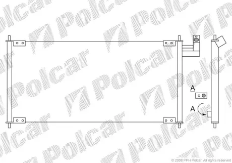 Радиаторы кондиционера POLCAR 4509K8C1