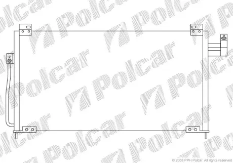 Радиаторы кондиционера POLCAR 4509K8C2