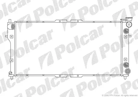 Радиаторы охлаждения POLCAR 451608-2