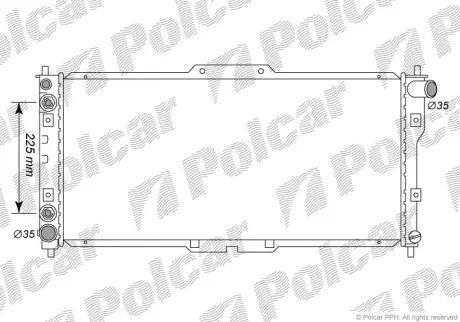 Радиаторы охлаждения POLCAR 451608-5