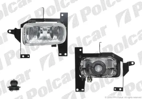 Фара противотуманная передняя POLCAR 4517291E