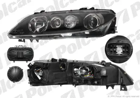 Фара основная POLCAR 4519107E