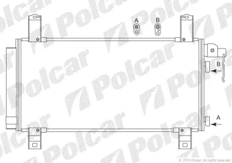 Радиаторы кондиционера POLCAR 4519K81K