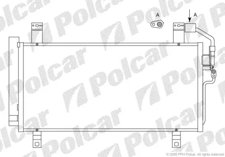 Радиаторы кондиционера POLCAR 4519K8C3