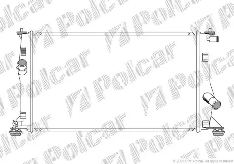Радиаторы охлаждения POLCAR 4526083K