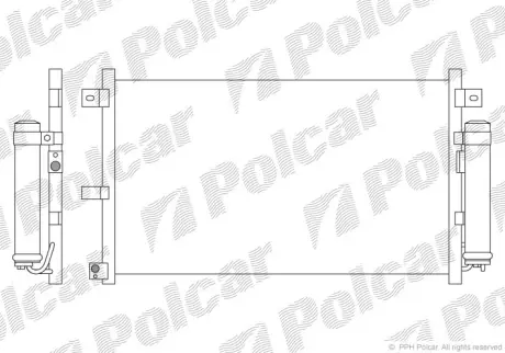 Радиаторы кондиционера POLCAR 4526K81K