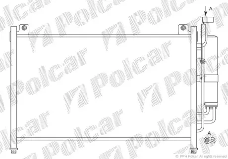 Радиаторы кондиционера POLCAR 4533K82K