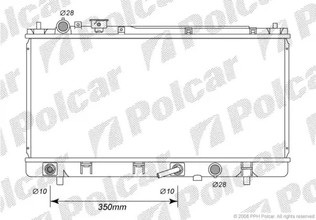 Радиаторы охлаждения POLCAR 454008-1