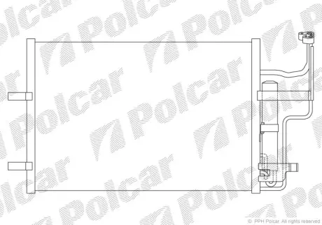 Радиаторы кондиционера POLCAR 4541K81K