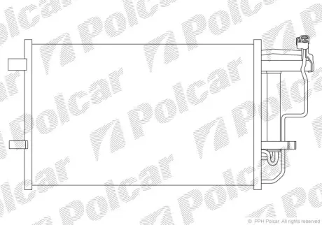 Радиаторы кондиционера POLCAR 4542K81K