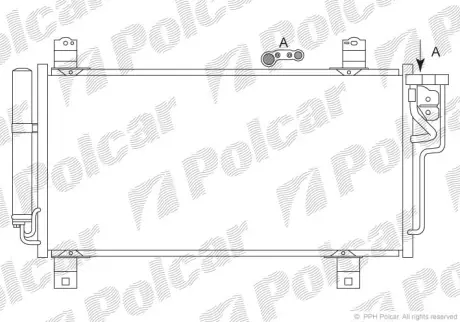 Радиаторы кондиционера POLCAR 4560K8C2S