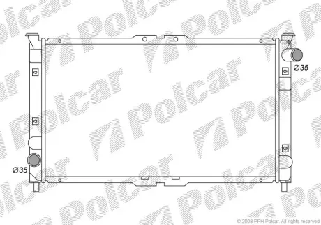 Радиаторы охлаждения POLCAR 457708-1