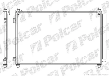 Радиаторы кондиционера POLCAR 4579K83K