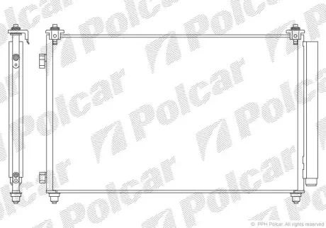 Радиаторы кондиционера POLCAR 4585K8C1