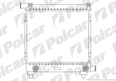 Радиаторы охлаждения POLCAR 500108-2
