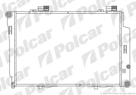 Радиаторы охлаждения POLCAR 5002081