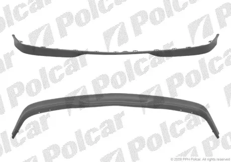 Спойлер бампера переднего POLCAR 500225