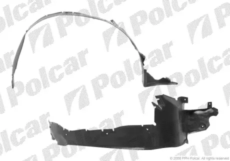Подкрылок POLCAR 5002FP-2