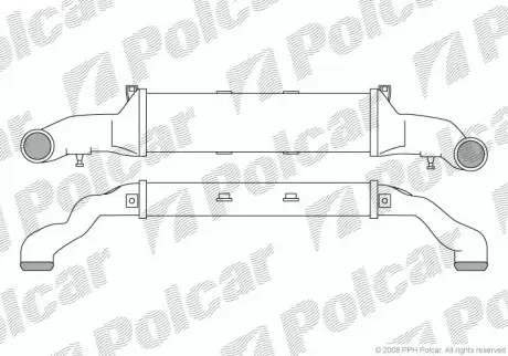 Радиаторы воздуха (Интеркулеры) POLCAR 5002J8-1