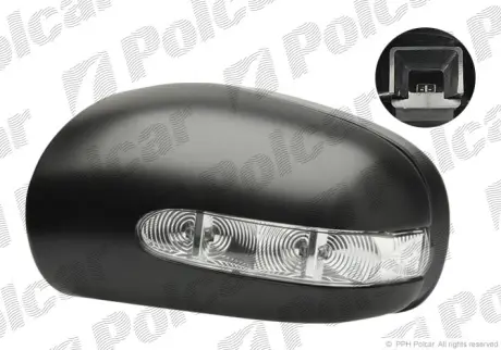 Корпус зеркала внешнего POLCAR 500356PM