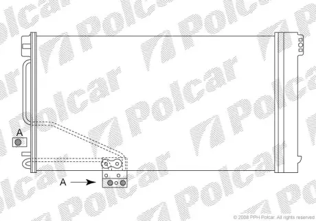 Радиаторы кондиционера POLCAR 5003K8C1S