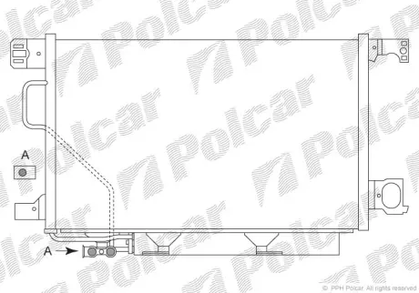 Радиаторы кондиционера POLCAR 5003K8C5
