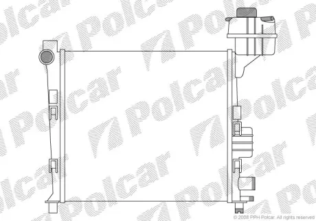 Радиаторы охлаждения POLCAR 5005082X