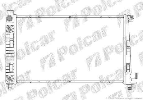 Радиаторы охлаждения POLCAR 500508-3