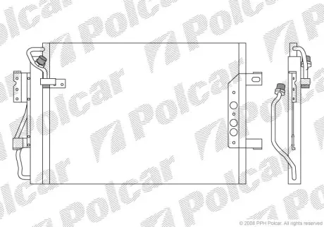 Радиаторы кондиционера POLCAR 5005K8C1