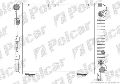 Радиаторы охлаждения POLCAR 50140801