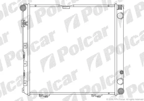 Радиаторы охлаждения POLCAR 50140802