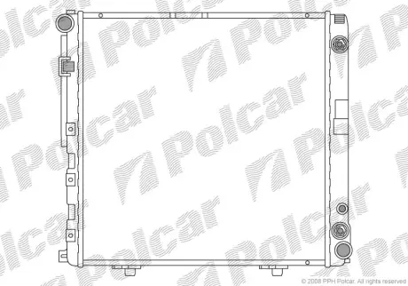 Радиаторы охлаждения POLCAR 501408-0