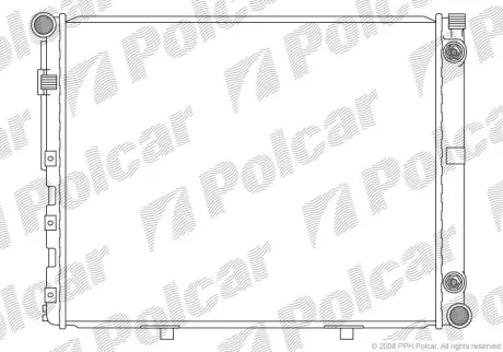 Радиаторы охлаждения POLCAR 501408-9